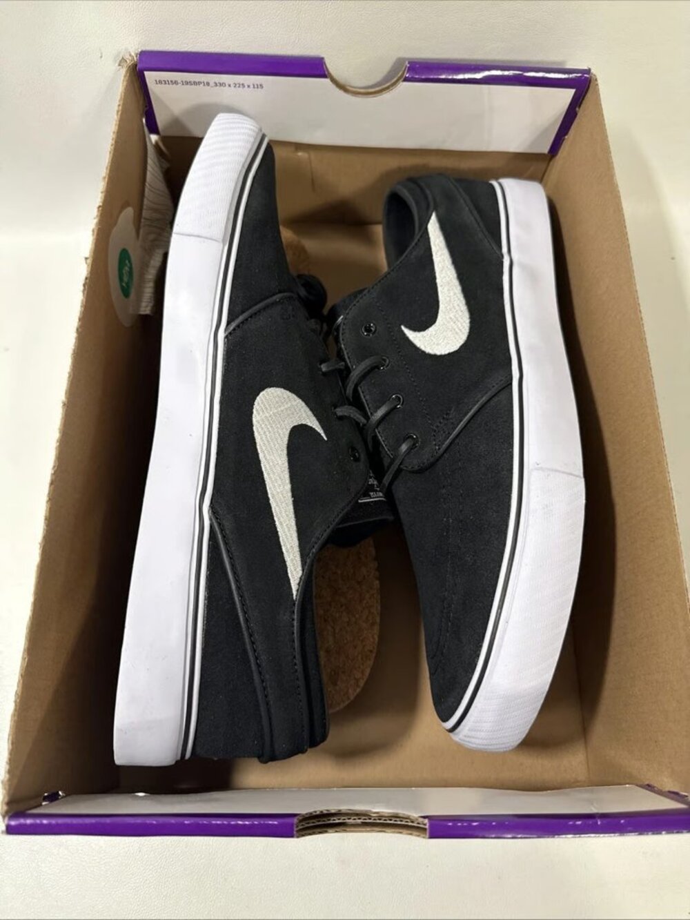 Nike SB Zoom Janoski OG+ Black/White Men’s Shoe Suede Size 11 FD6757 001 NIB